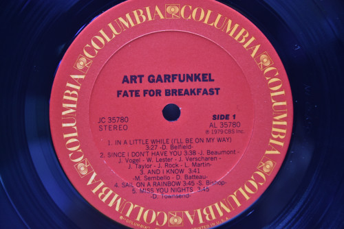 Art Garfunkel [아트 가펑클] - Fate For Breakfast ㅡ 중고 수입 오리지널 아날로그 LP