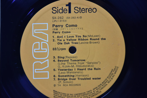 Perry Como [페리 코모] - Perry Como ㅡ 중고 수입 오리지널 아날로그 LP