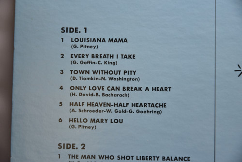 Gene Pitney [진 피트니] - Louisiana Mama- Golden Hits of Gene Pitney ㅡ 중고 수입 오리지널 아날로그 LP