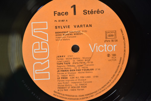 Sylvie Vartan [실비 바르탕] - Sylvie Vartan ㅡ 중고 수입 오리지널 아날로그 LP