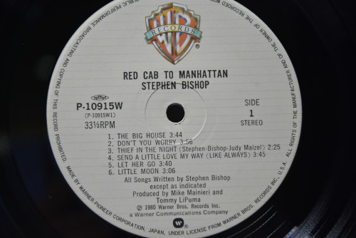 Stephen Bishop [스테판 비숍] - Red Cab To Manhattan ㅡ 중고 수입 오리지널 아날로그 LP