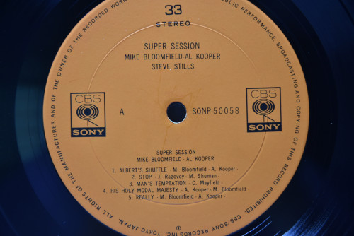 Mike Bloomfield / Al Kooper / Steve Stills [마이크 블룸필드, 알 쿠퍼, 스티브 스틸스] - Super Session ㅡ 중고 수입 오리지널 아날로그 LP