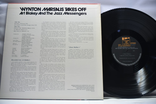 Wynton Marsalis With Art Blakey And The Jazz Messengers [윈튼 마샬리스, 아트 블레이키] ‎- Wynton Marsalis Takes Off  - 중고 수입 오리지널 아날로그 LP