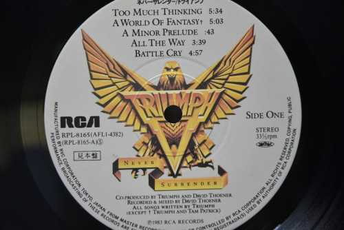 Triumph [트라이엄프] - Never Surrender ㅡ 중고 수입 오리지널 아날로그 LP