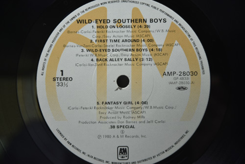 38 Special [38 스페셜] - Wild-Eyed Southern Boys ㅡ 중고 수입 오리지널 아날로그 LP