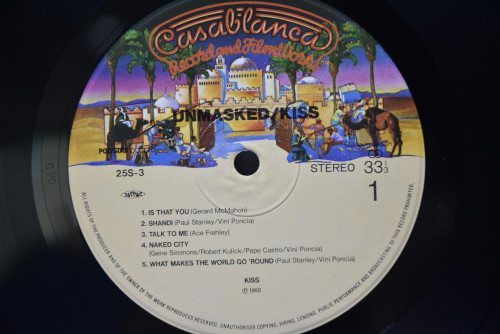 Kiss [키스] - Unmasked ㅡ 중고 수입 오리지널 아날로그 LP