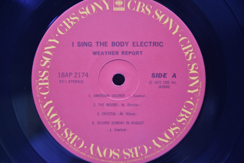 Weather Report [웨더 리포트] ‎- I Sing The Body Electric - 중고 수입 오리지널 아날로그 LP
