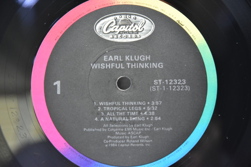Earl Klugh [얼 클루] ‎- Wishful Thinking - 중고 수입 오리지널 아날로그 LP
