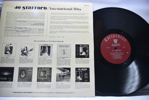 Jo Stafford with Paul Weston And His Orchestra [조 스타포드] ‎- International Hits - 중고 수입 오리지널 아날로그 LP