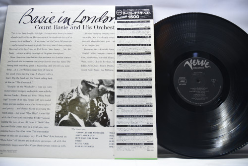 Count Basie Orchestra [카운트 베이시]‎ - Basie In London - 중고 수입 오리지널 아날로그 LP