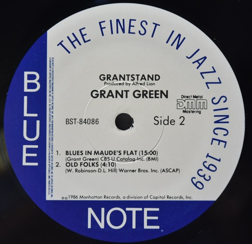 Grant Green [그랜트 그린] ‎- Grantstand - 중고 수입 오리지널 아날로그 LP