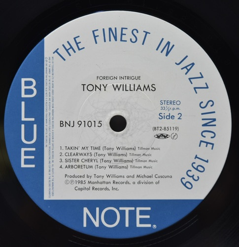 Tony Williams [토니 윌리엄스] – Foreign Intrigue - 중고 수입 오리지널 아날로그 LP
