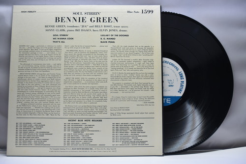 Bennie Green [베니 그린] ‎- Soul Stirrin&#039; - 중고 수입 오리지널 아날로그 LP