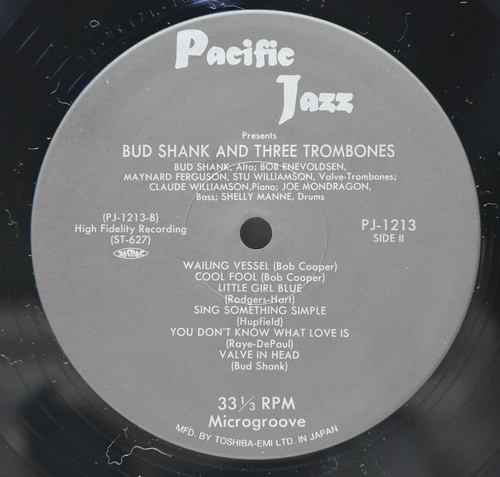 Bud Shank, Bob Brookmeyer [버드 쉥크, 밥 브룩마이어] – Strings &amp; Trombones (The Saxophone Artistry Of Bud Shank) - 중고 수입 오리지널 아날로그 LP