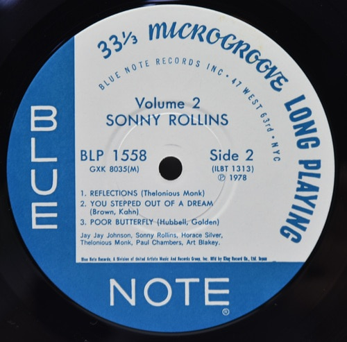 Sonny Rollins [소니 롤린스] ‎- Sonny Rollins Volume 2 - 중고 수입 오리지널 아날로그 LP