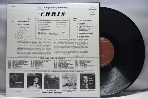 Chris Connor [크리스 코너]‎ - Chris - 중고 수입 오리지널 아날로그 LP