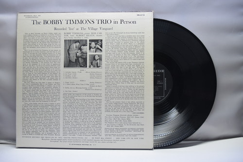 Bobby Timmons Trio [보비 티먼스] – In Person - 중고 수입 오리지널 아날로그 LP