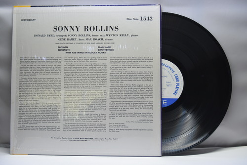 Sonny Rollins [소니 롤린스]‎ - Sonny Rollins - 중고 수입 오리지널 아날로그 LP