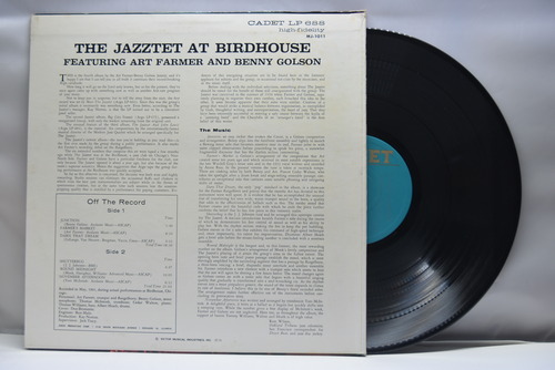 The Jazztet [아트 파머, 베니 골슨] ‎- At Birdhouse - 중고 수입 오리지널 아날로그 LP