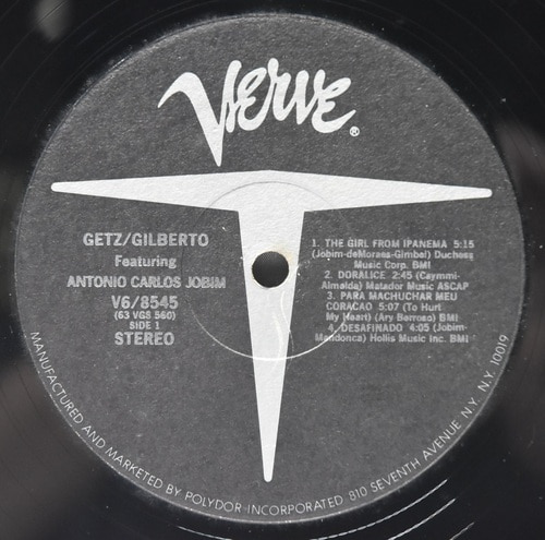 Stan Getz / Joao Gilberto[스탄 겟츠 / 주앙 질베르토] - Getz/Gileberto - 중고 수입 오리지널 아날로그 LP