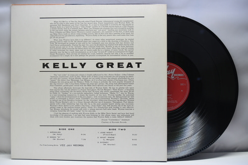 Wynton Kelly [윈튼 켈리] ‎- Kelly Great - 중고 수입 오리지널 아날로그 LP