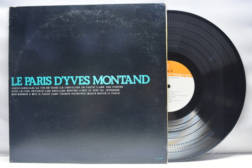Yves Montand [이브 몽땅] - Le Paris d&#039;Yves Montand ㅡ 중고 수입 오리지널 아날로그 LP