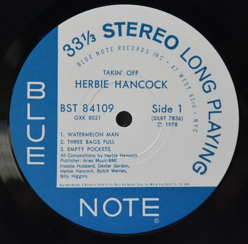 Herbie Hancock [허비 행콕] ‎- Takin&#039; Off - 중고 수입 오리지널 아날로그 LP