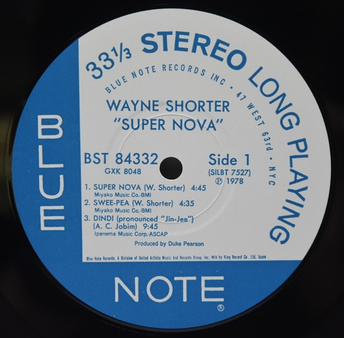 Wayne Shorter [웨인 쇼터] ‎- Super Nova - 중고 수입 오리지널 아날로그 LP