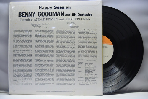 Benny Goodman [베니 굿맨] ‎- Happy Session - 중고 수입 오리지널 아날로그 LP