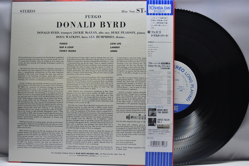 Donald Byrd [도날드 버드] ‎- Fuego - 중고 수입 오리지널 아날로그 LP