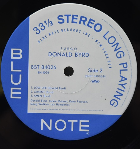 Donald Byrd [도날드 버드] ‎- Fuego - 중고 수입 오리지널 아날로그 LP
