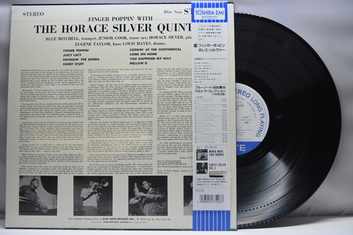 The Horace Silver Quintet [호레이스 실버] ‎- Finger Poppin&#039; with the Horace Silver Quintet  - 중고 수입 오리지널 아날로그 LP