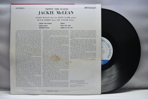 Jackie McLean [재키 맥린] - Tippin&#039; The Scales - 중고 수입 오리지널 아날로그 LP