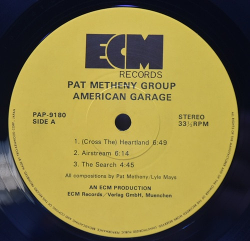 Pat Metheny [팻 메스니] - American Garage - 중고 수입 오리지널 아날로그 LP