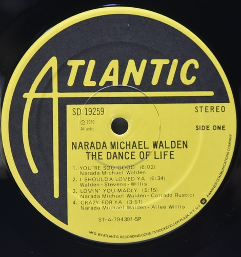 Narada Michael Walden [나라다 마이클 월든] - The Dance of Life ㅡ 중고 수입 오리지널 아날로그 LP