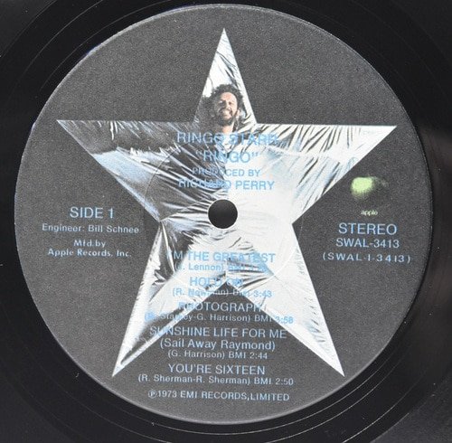 Ringo Starr [링고 스타] - Ringo ㅡ 중고 수입 오리지널 아날로그 LP