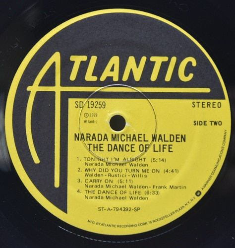 Narada Michael Walden [나라다 마이클 월든] - The Dance of Life ㅡ 중고 수입 오리지널 아날로그 LP