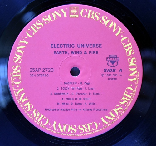 Earth, Wind &amp; Fire [어스 윈드 앤 파이어] - Electric Universe ㅡ 중고 수입 오리지널 아날로그 LP