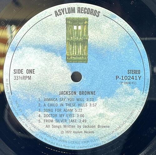Jackson Browne [잭슨 브라운] - Jackson Browne ㅡ 중고 수입 오리지널 아날로그 LP
