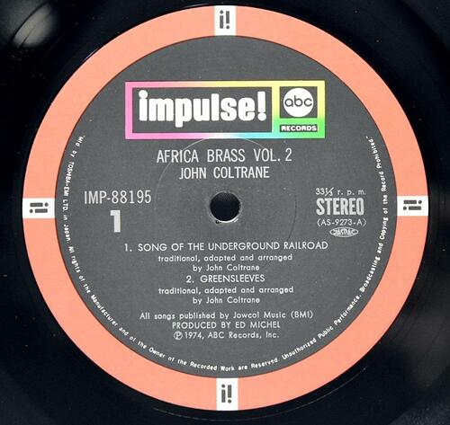 John Coltrane [존 콜트레인]‎ - Africa Brass Vol.2 - 중고 수입 오리지널 아날로그 LP