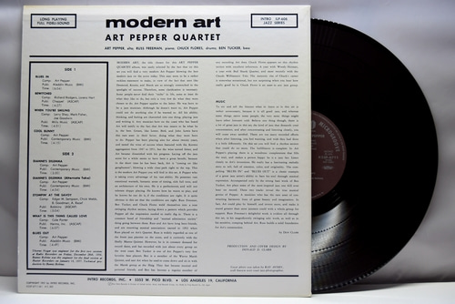 Art Pepper[아트 파머] - Modern Art - 중고 수입 오리지널 아날로그 LP