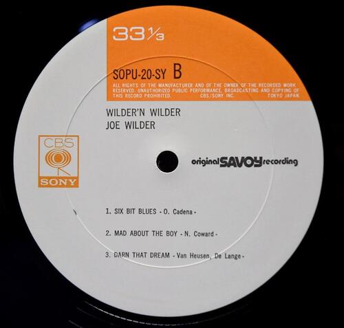 Joe Wilder [조 와일더] - Wilder &#039;N&#039; Wilder - 중고 수입 오리지널 아날로그 LP