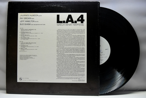 The L.A. Four (L.A 4 / LA4) [L.A 포, 엘에이포] – Watch What Happens - 중고 수입 오리지널 아날로그 LP