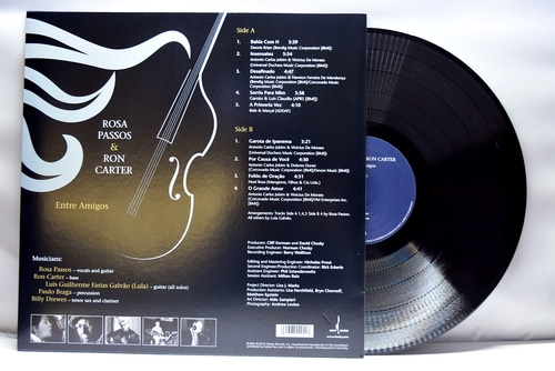 Rosa Passos &amp; Ron Carter [호자 파수스, 론 카터] – Entre Amigos - 중고 수입 오리지널 아날로그 LP