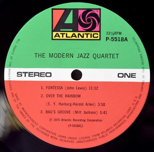 The Modern Jazz Quartet [모던 재즈 쿼텟]‎ - The Modern Jazz Quartet - 중고 수입 오리지널 아날로그 2LP