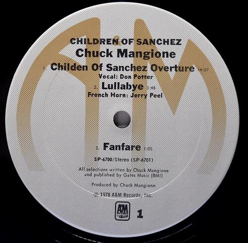 Chuck Mangione [척 맨지오니] ‎- Children Of Sanchez - 중고 수입 오리지널 아날로그 2LP