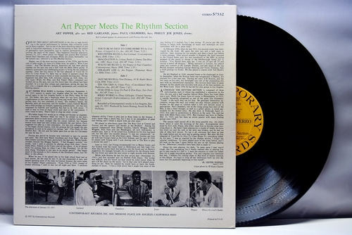 Art Pepper [아트 페퍼] ‎- Art Pepper Meets The Rhythm Section (USA 1973 Pressing) - 중고 수입 오리지널 아날로그 LP