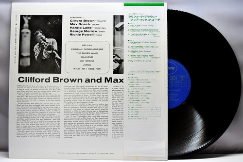 Clifford Brown and Max Roach [클리포드 브라운, 맥스 로치]‎ - Clifford Brown and Max Roach - 중고 수입 오리지널 아날로그 LP