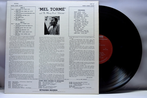 Mel Tormé ‎[멜 토메] – Mel Tormé And The Marty Paich &quot;Dek-tette&quot; - 중고 수입 오리지널 아날로그 LP