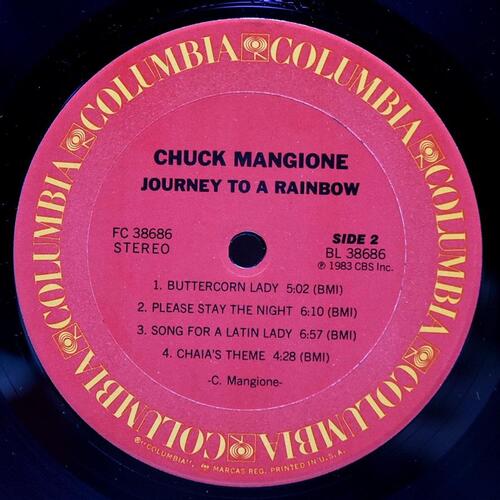 Chuck Mangione [척 맨지오니]‎ - Journey To A Rainbow - 중고 수입 오리지널 아날로그 LP